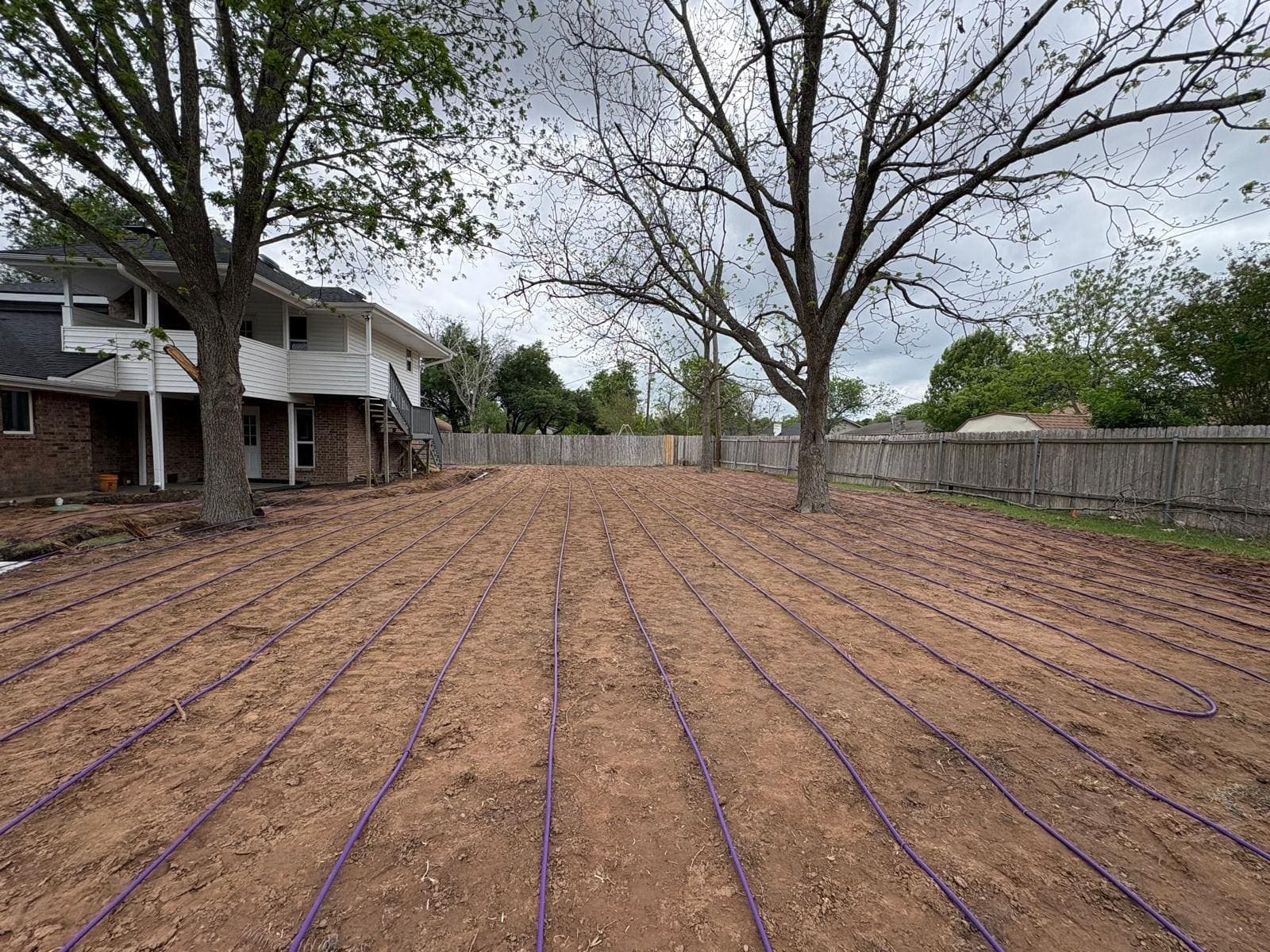 After: Aerobic Drip Field Install