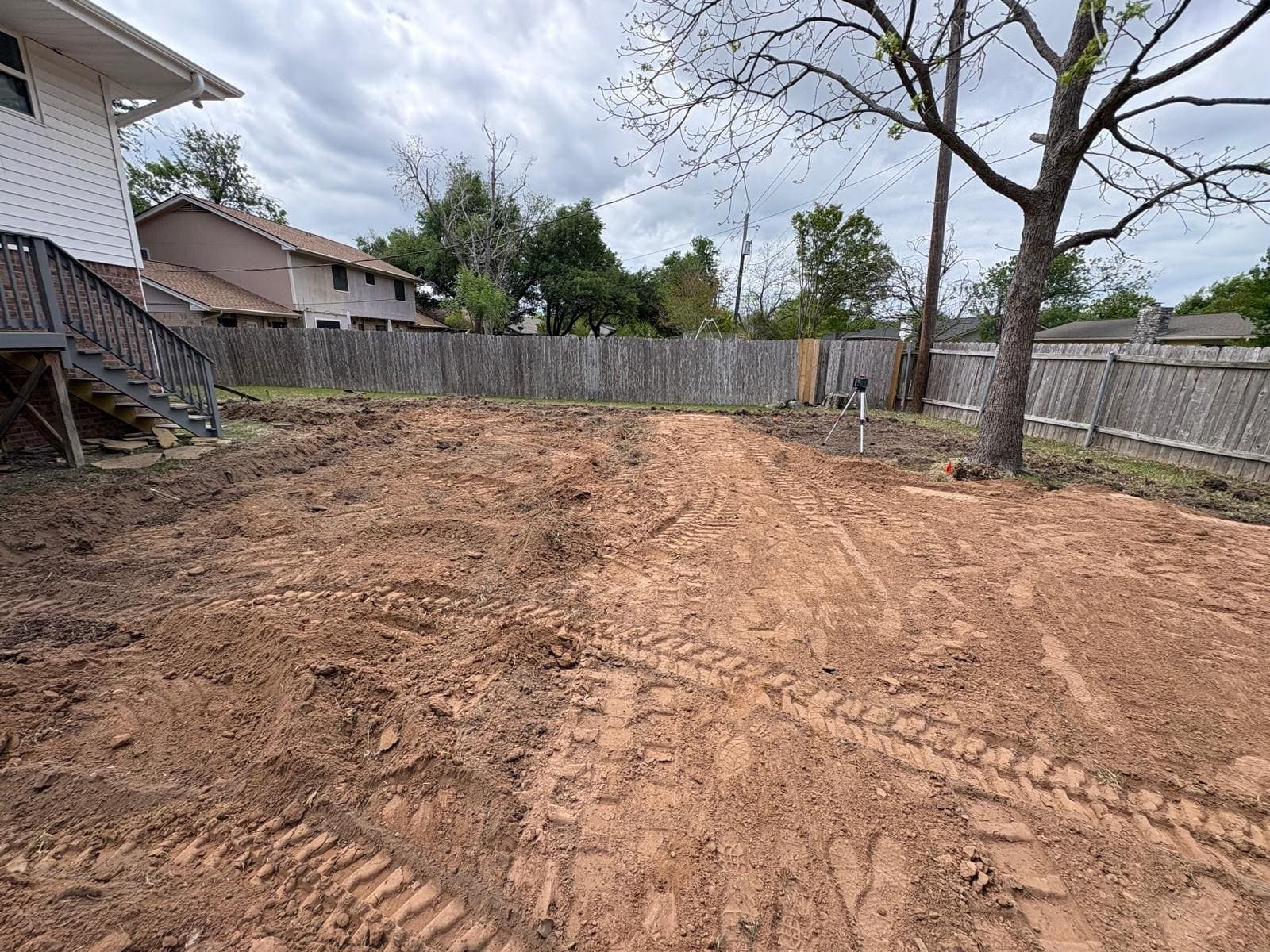 Before: Aerobic Drip Field Install