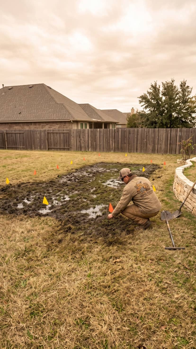 Drain field repair and restoration in Central Texas